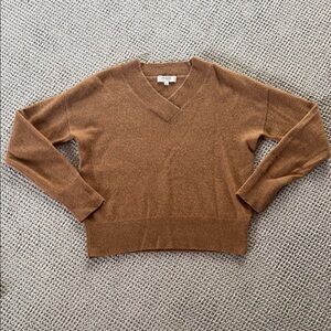 Women’s Madewell Brown V-Neck Sweater